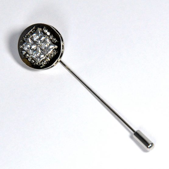 Silver Elegant Lapel Pin