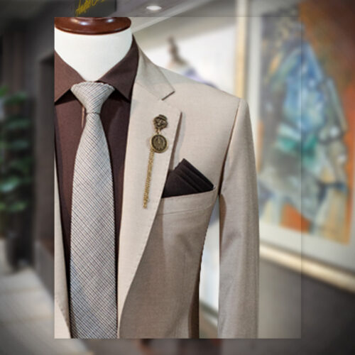 Luxury 2 Piece Skin Suit with Polyester Mix Fabric