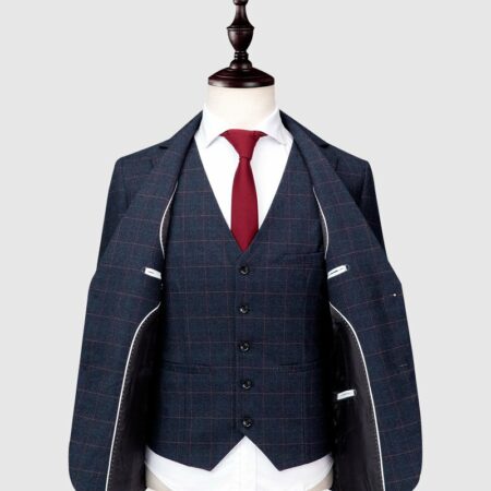 Customize Midnight Blue 3 Piece Suit