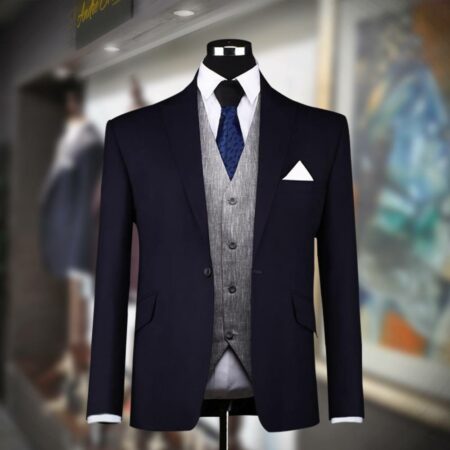 Men's Grape Purple Tonic 3 Piece Suit