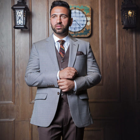 3 Piece Chocolate Brown Suit