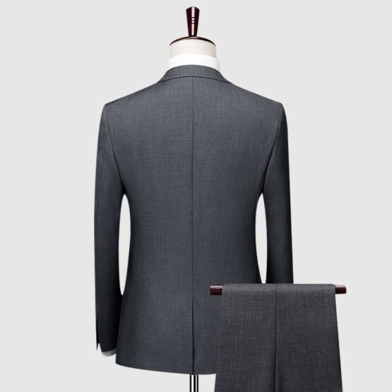 Charcoal Grey 3 Piece Suit 2