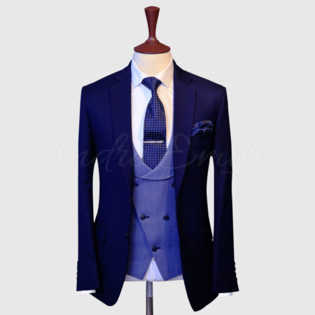 Ink Blue 3 Piece Suit