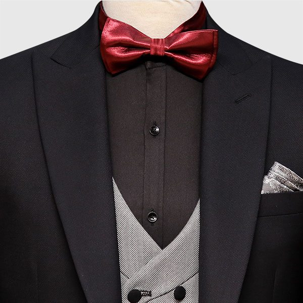 Black and Gray 3 Piece Suit
