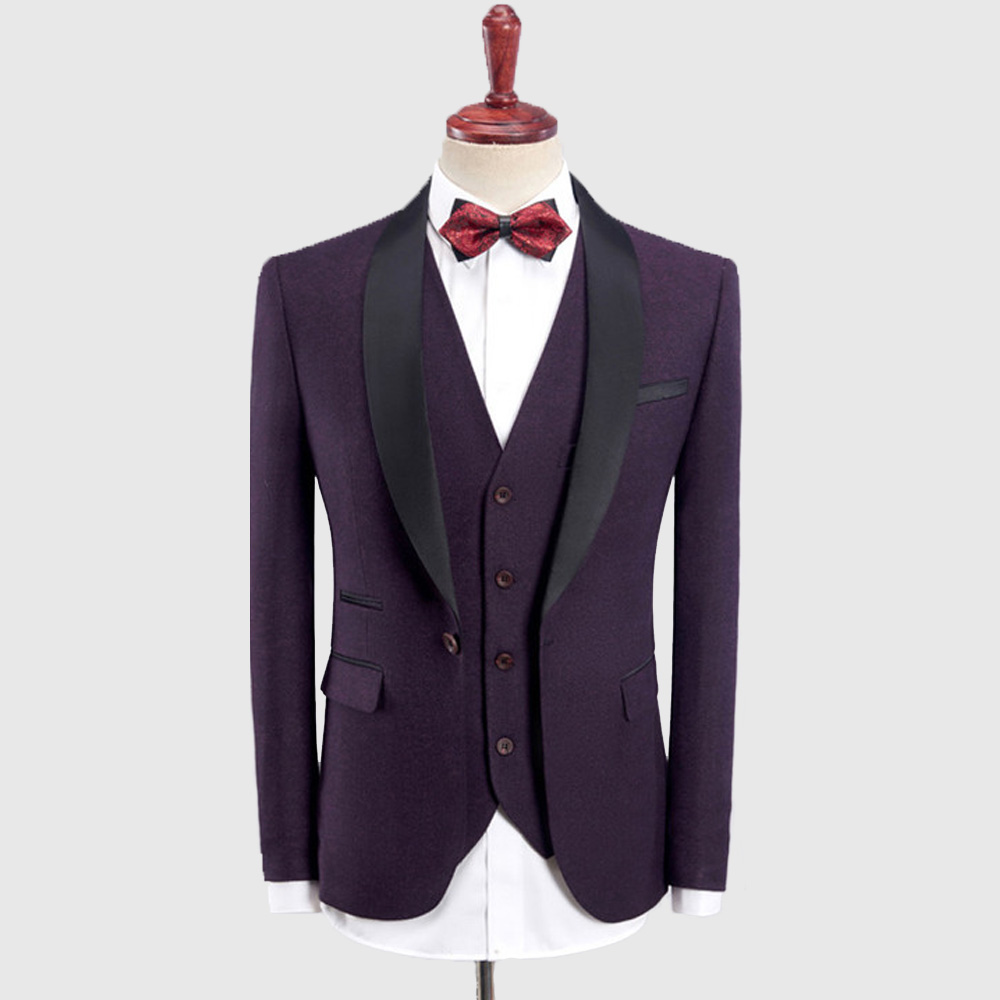 Purple Violet  Tuxedo Suit