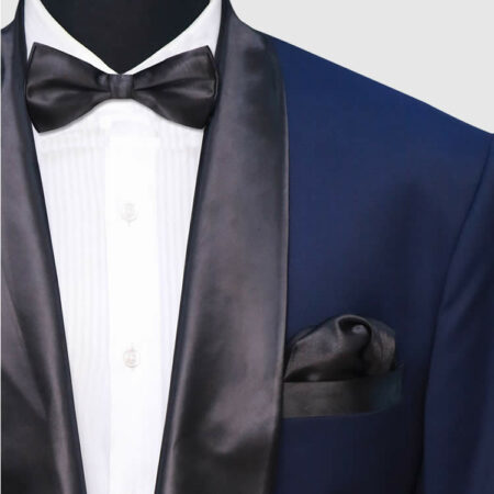 Dark Blue Tuxedo Lapel