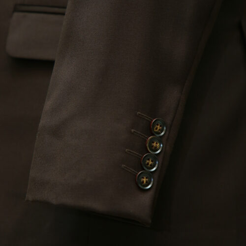 Dark Brown 3 Piece Suit Sleeves