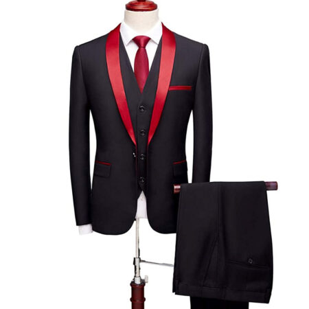 3 Piece Tuxedo Black