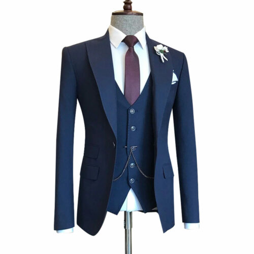 Custom Blue Suit
