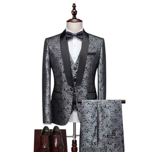 Gray Tuxedo Suit for Men