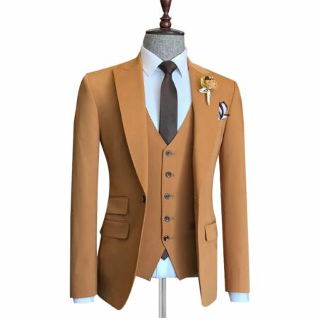 Reddish Orange Suit