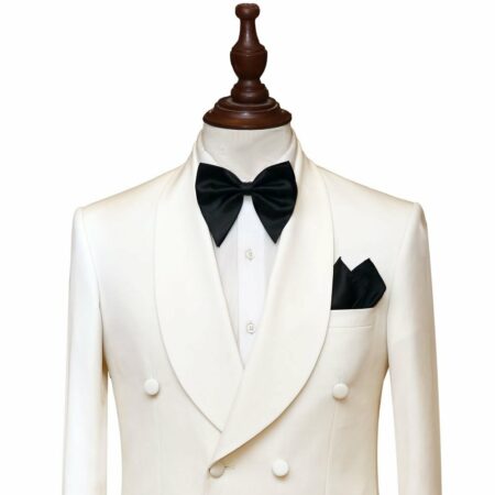 White Dinner Jacket Lapel
