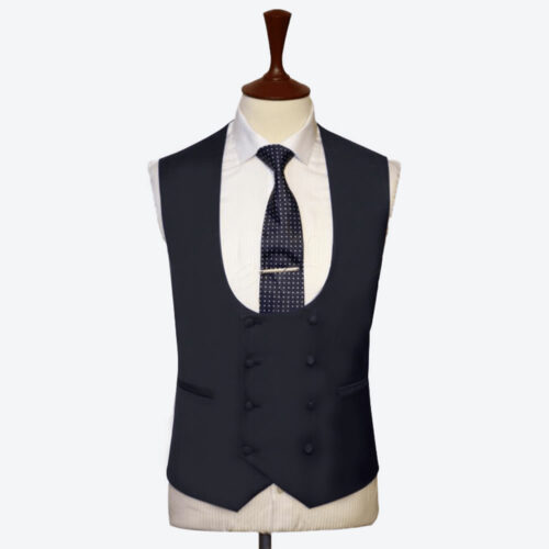 Double Breasted Gray Vest