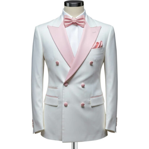 White And Pink Tuxedo