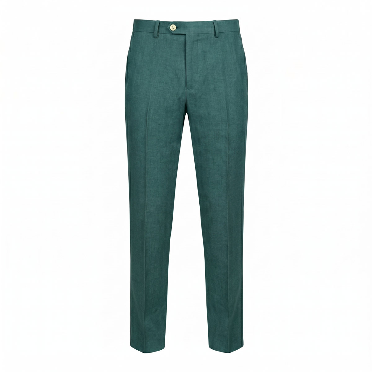 green linen pant